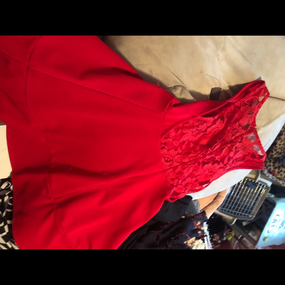 Red dress